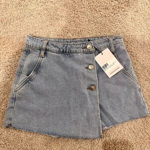 Princess Polly Denim Wrap Skort